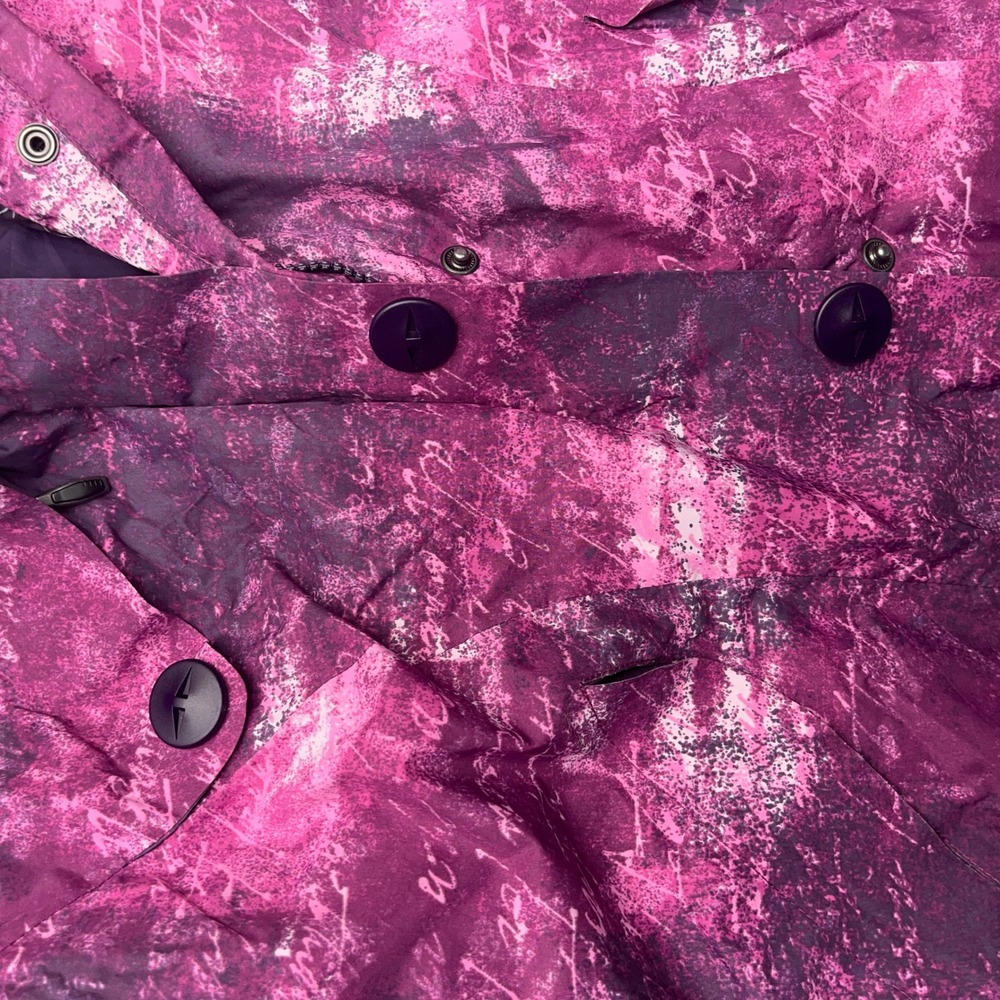 Columbia Titanium Omni-Tech Women's‎ Ski Jacket Purple Print Medium Snowboard - Picture 3 of 12